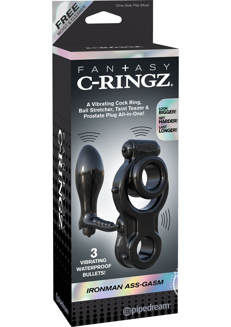 Fantasy C-Ringz Ass-gasm Cock Ring Black