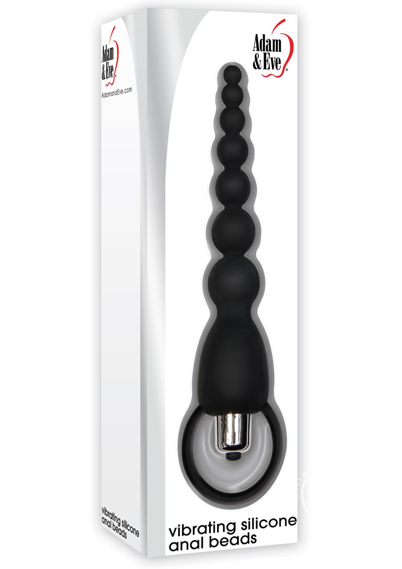 Adam & Eve Anal Beads 7.75 Inch Black