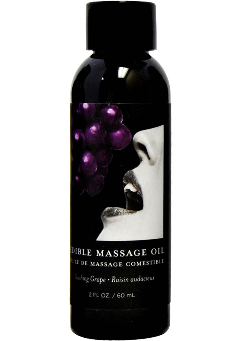 Edible Massage Oil Grape 2 Ounce