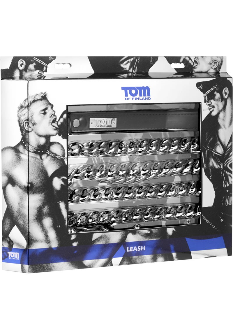 Tom of Finland Leash Gun Metal 42 Inch