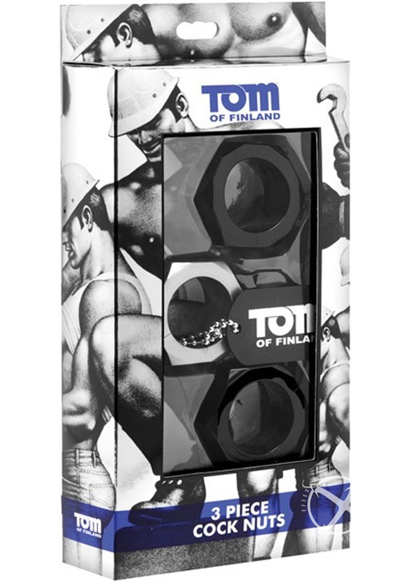 Tom Of Finland 3 Piece Cock Nuts Cockrings