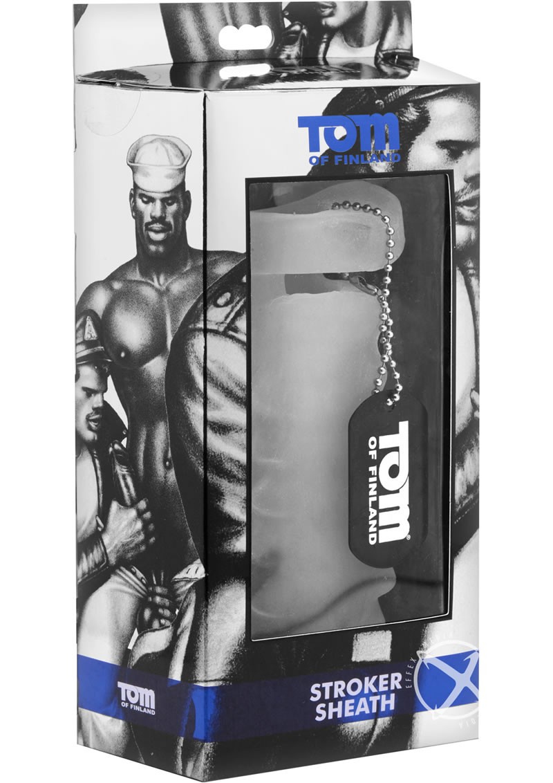 Tom Of Finland Stroker Sheath Masturbator Sleeve White 5.5 Inch