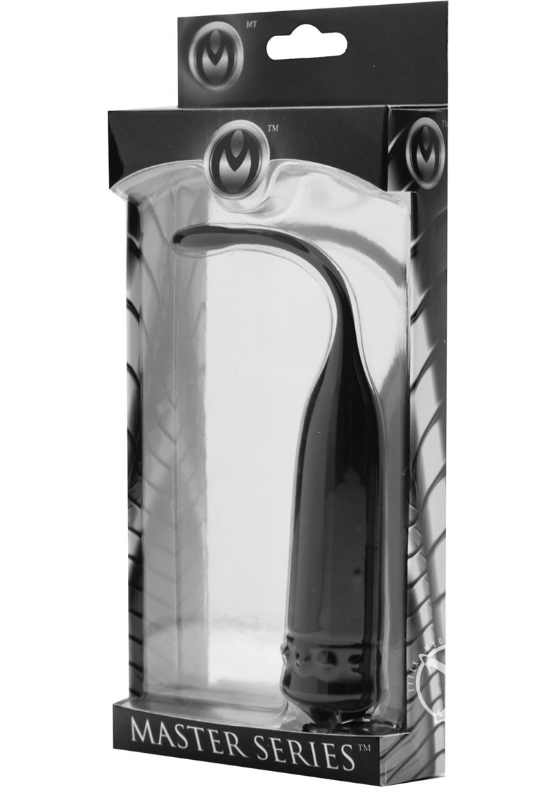 Master Series Cadence Vibrating Silicone Sound Black 6 Inch