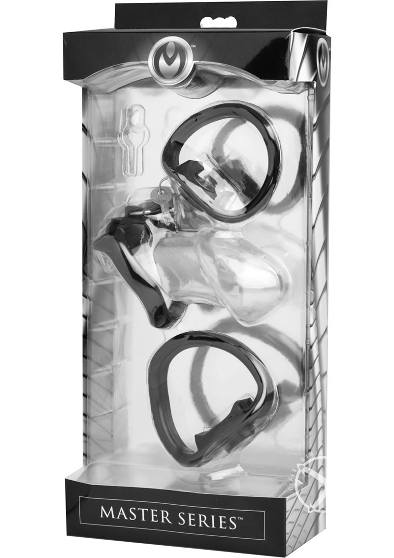 Master Series Rikers Locking Chastity Cage