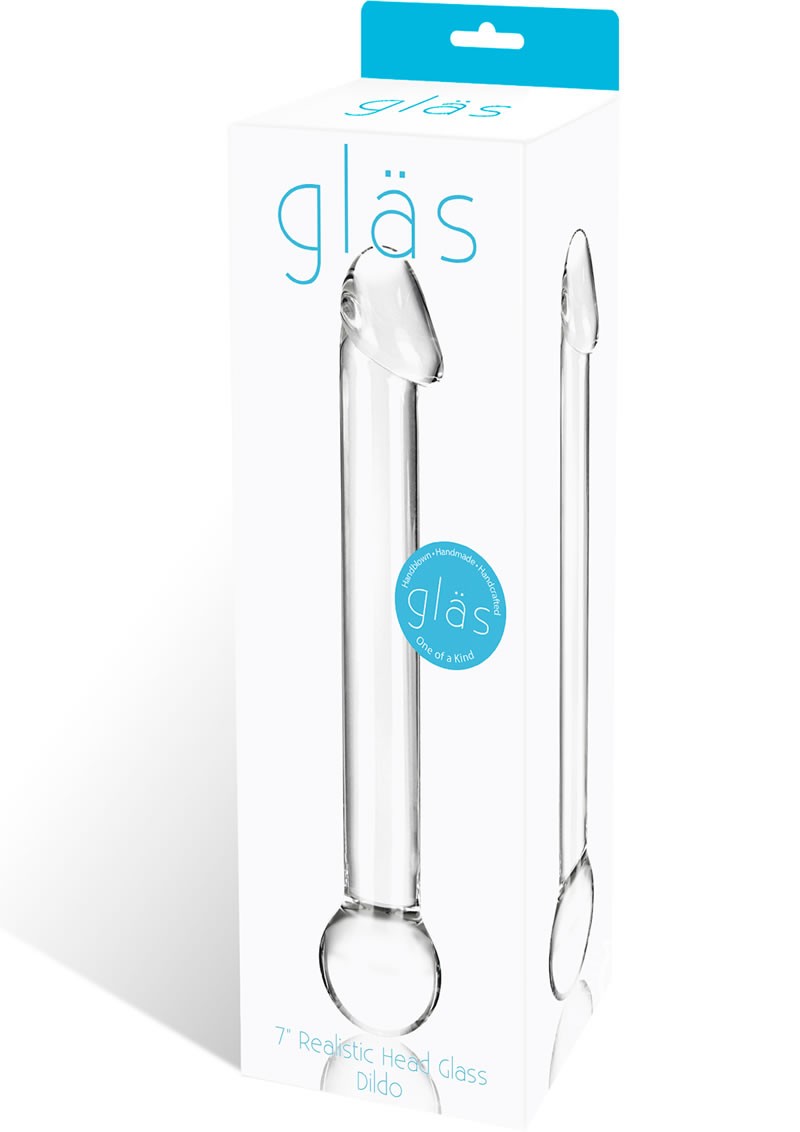 Realistic Head Glass Dildo 7