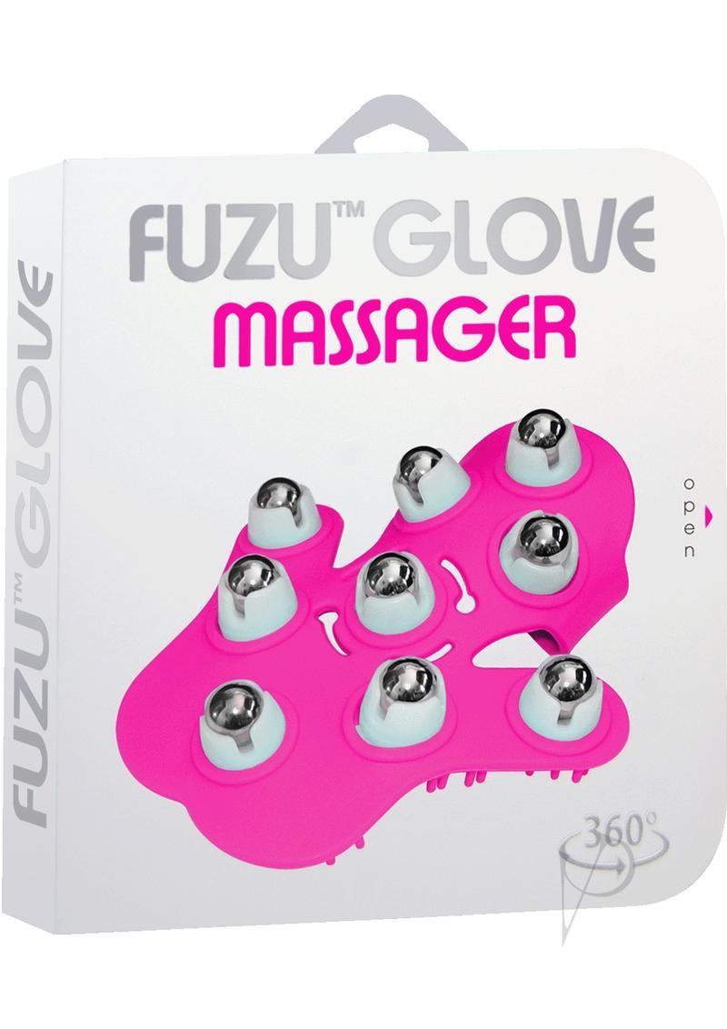 Fuzu Glove Massager Neon Pink
