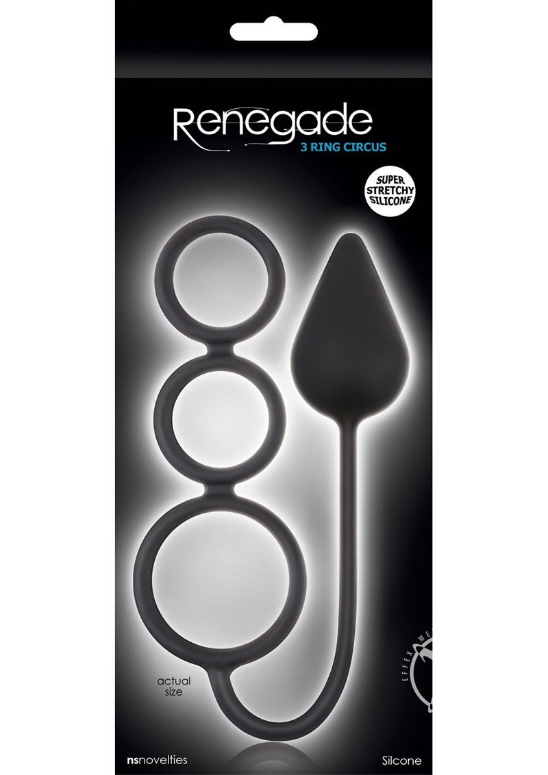 Renegade 3 Ring Circus Med Black
