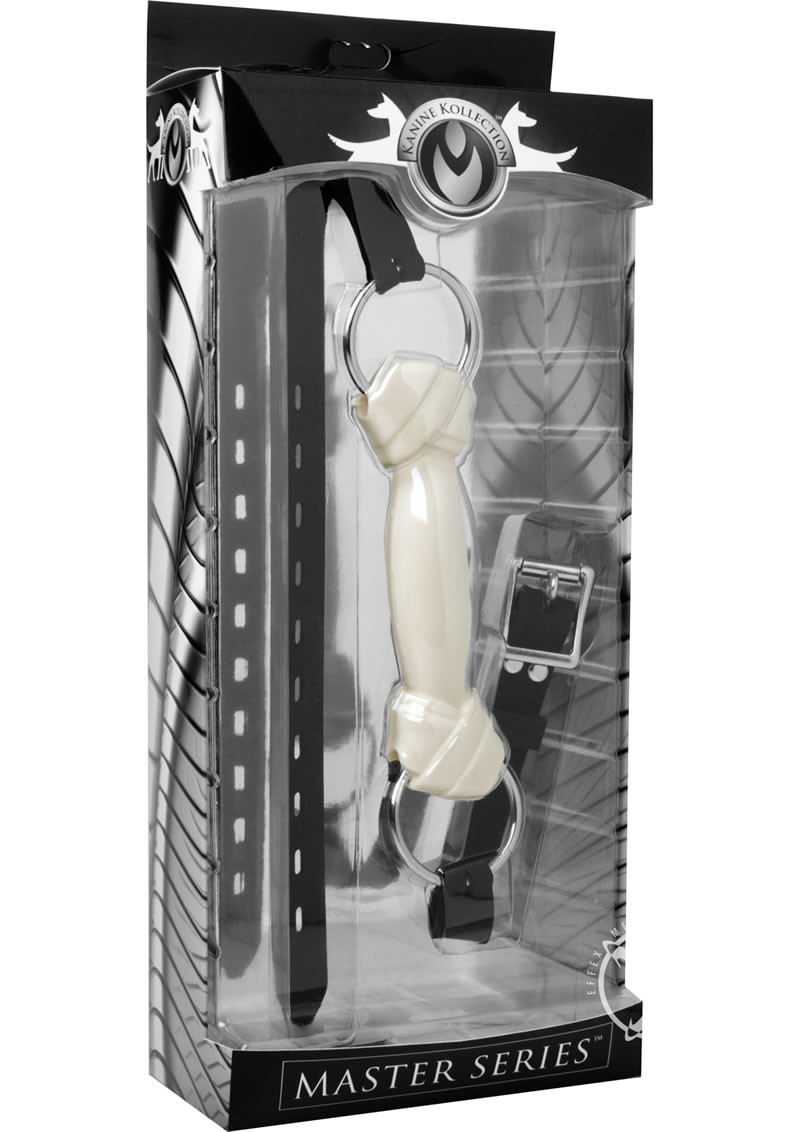 Silicone Bone Gag - White