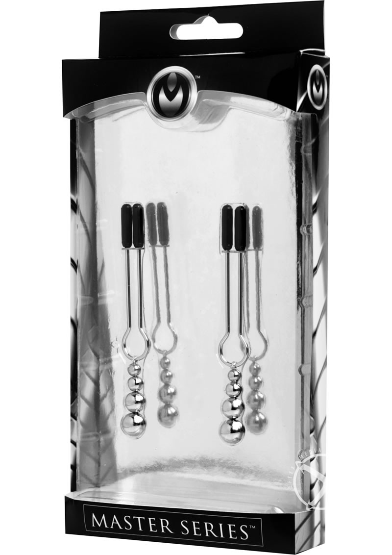 Adorn Triple Bead Nip Clamp Set