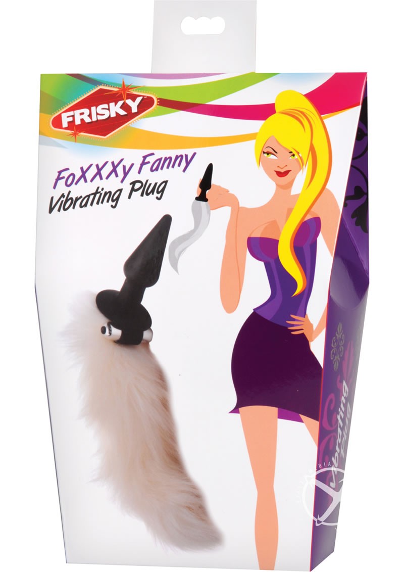 Foxxxy Fanny Tail Vibe Wht Anal Plug