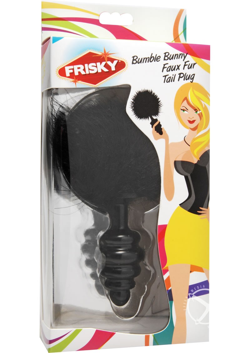 Bumble Bunny Faux Fur Tail Plug
