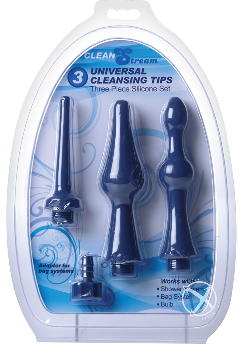 Univ 3 Piece Silicone Enema Attachset