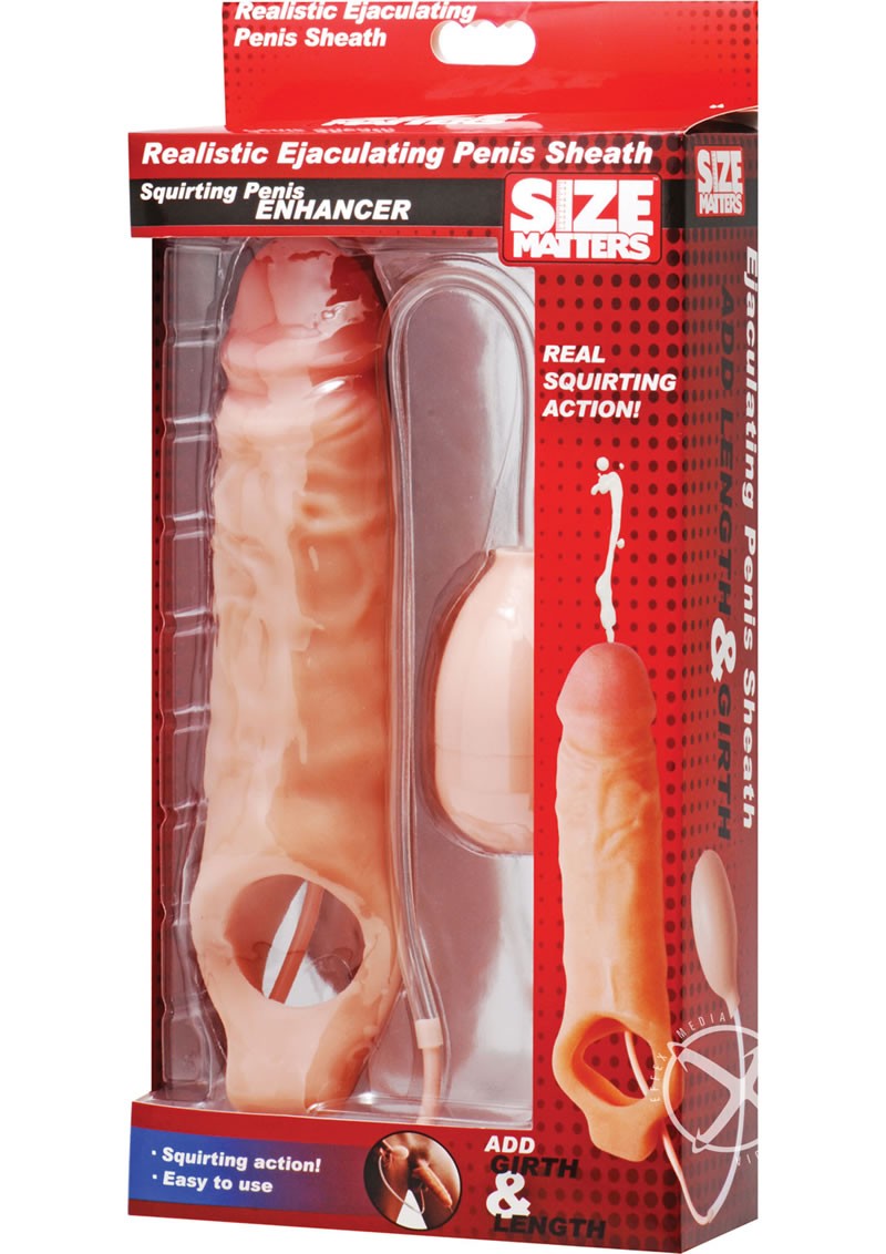 Squirting Penis Enchancer Sheath