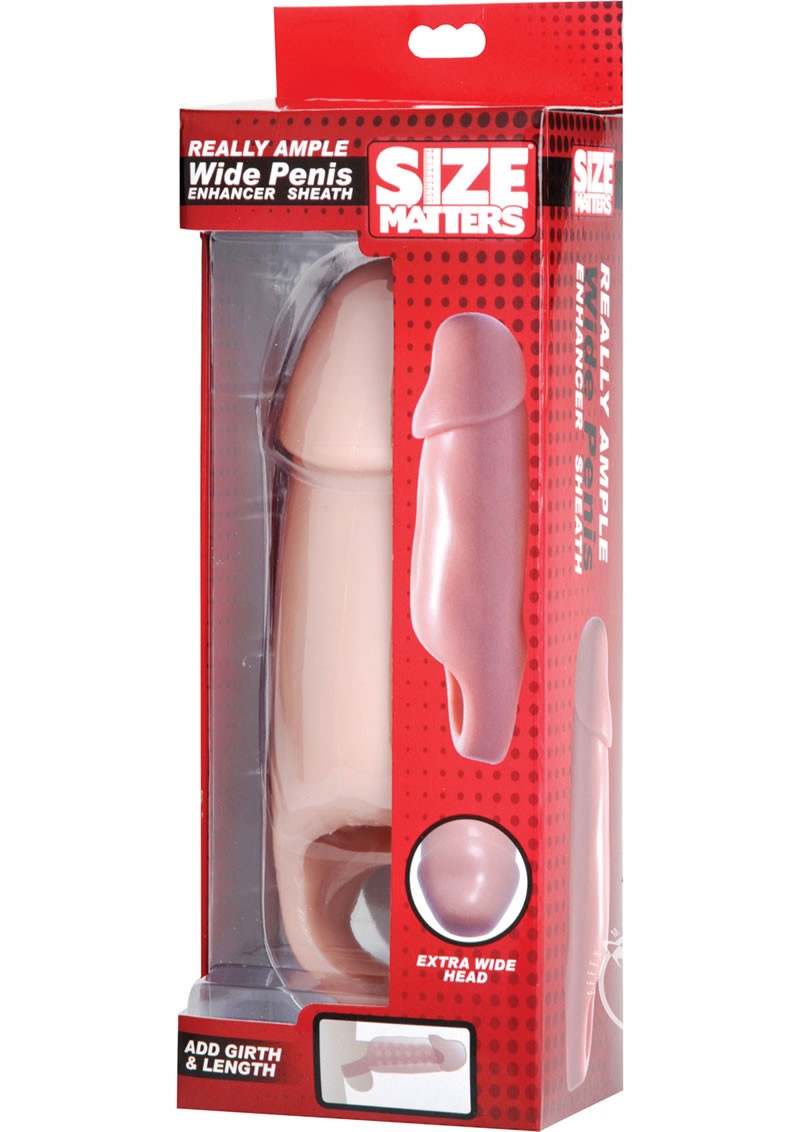 Really Ample Wide Penis Enhancer Sheath