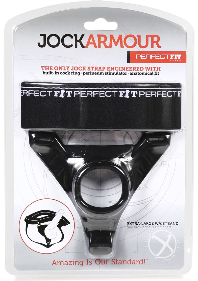Jock Armour Black Xl Waistband Black