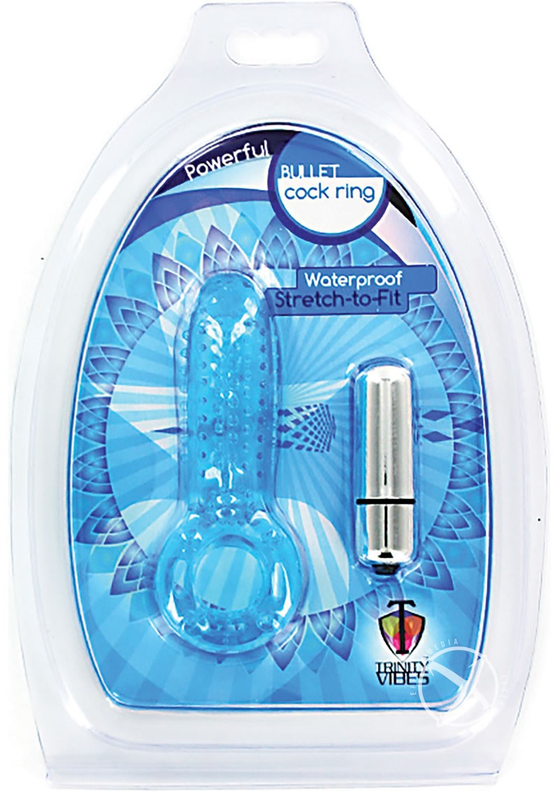 Penis Ring Vibe Full Clit Contact - Blue