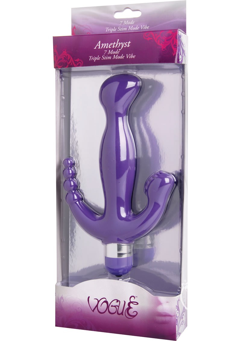 Amethyst 7 Mode Triple Stimulation Vibe