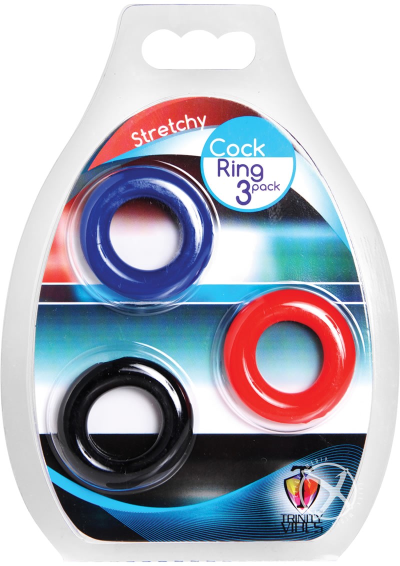 Stretchy Cock Ring 3 Pack