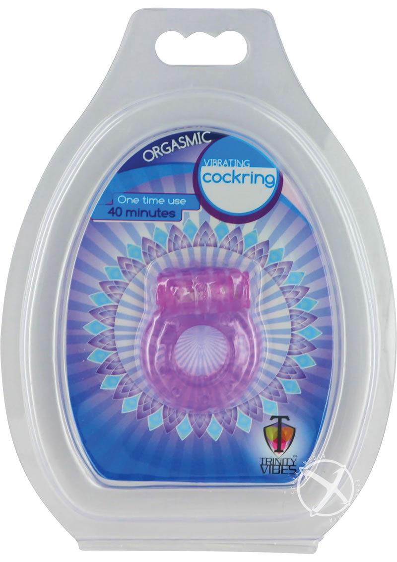 Penis Ring - Vibe - Jelly - Purple