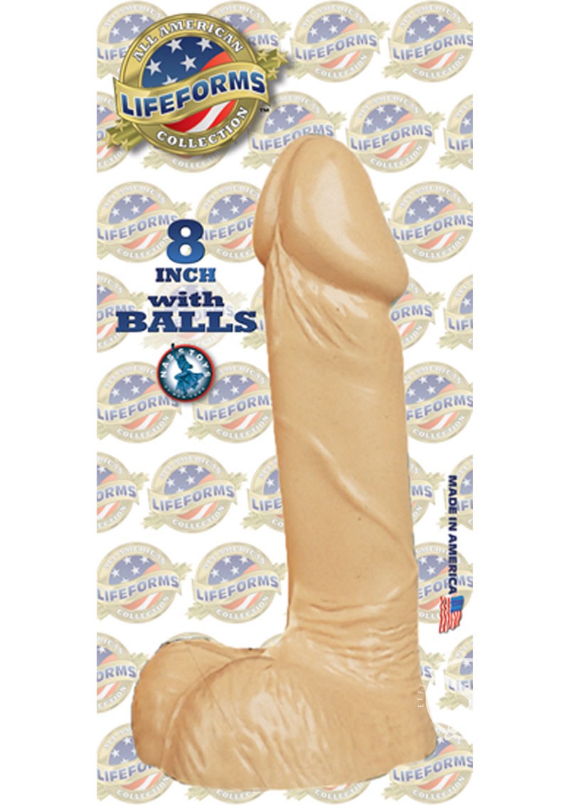 All American Lifeforms Collection 8 Inch With Balls Flesh