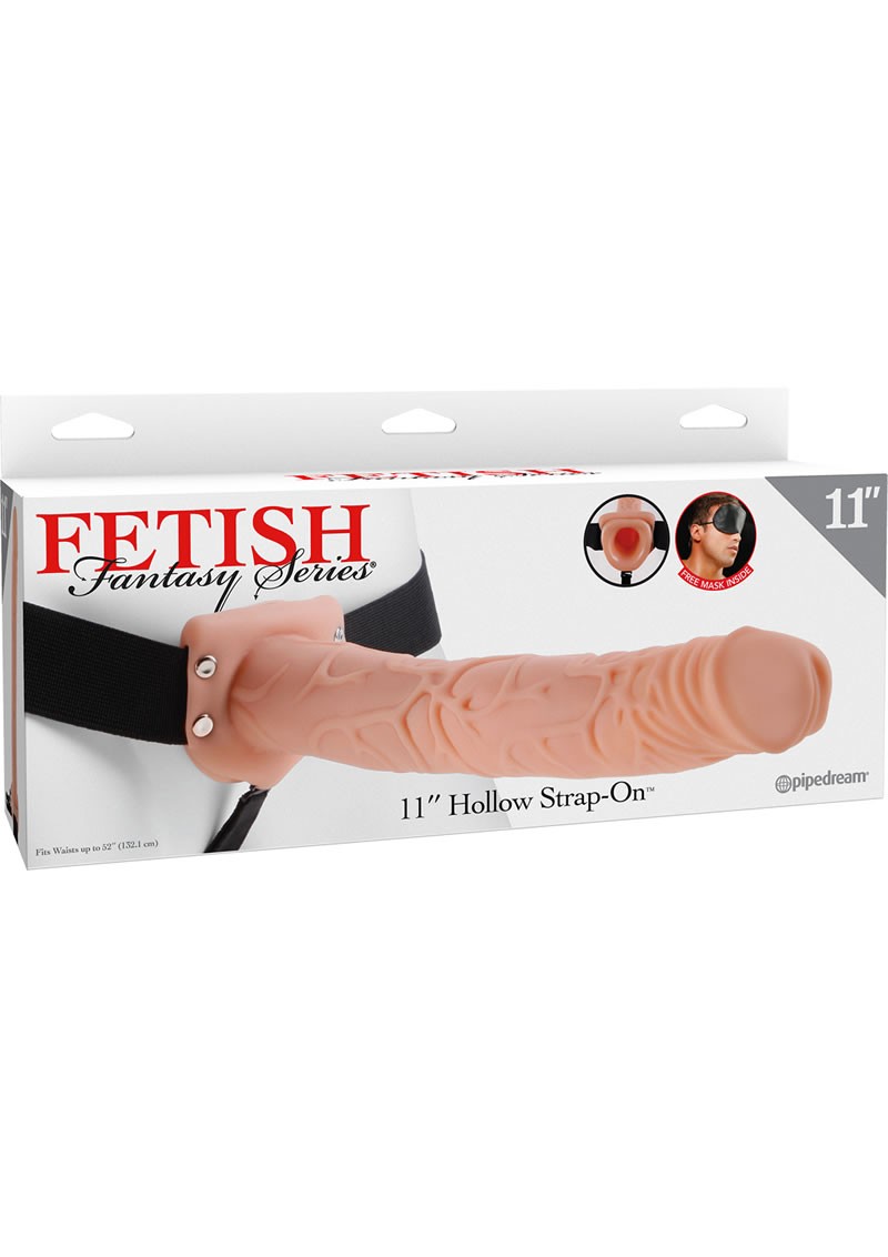 Fetish Fantasy Hollow Strap-On Flesh 11.4 Inch