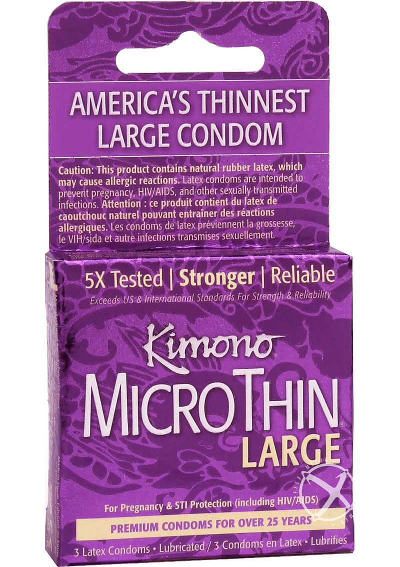 Kimono Micro Thin Lg 3pk