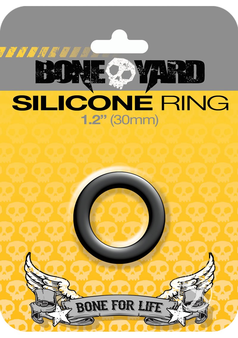 Boneyard Silicone Ring 30mm Black