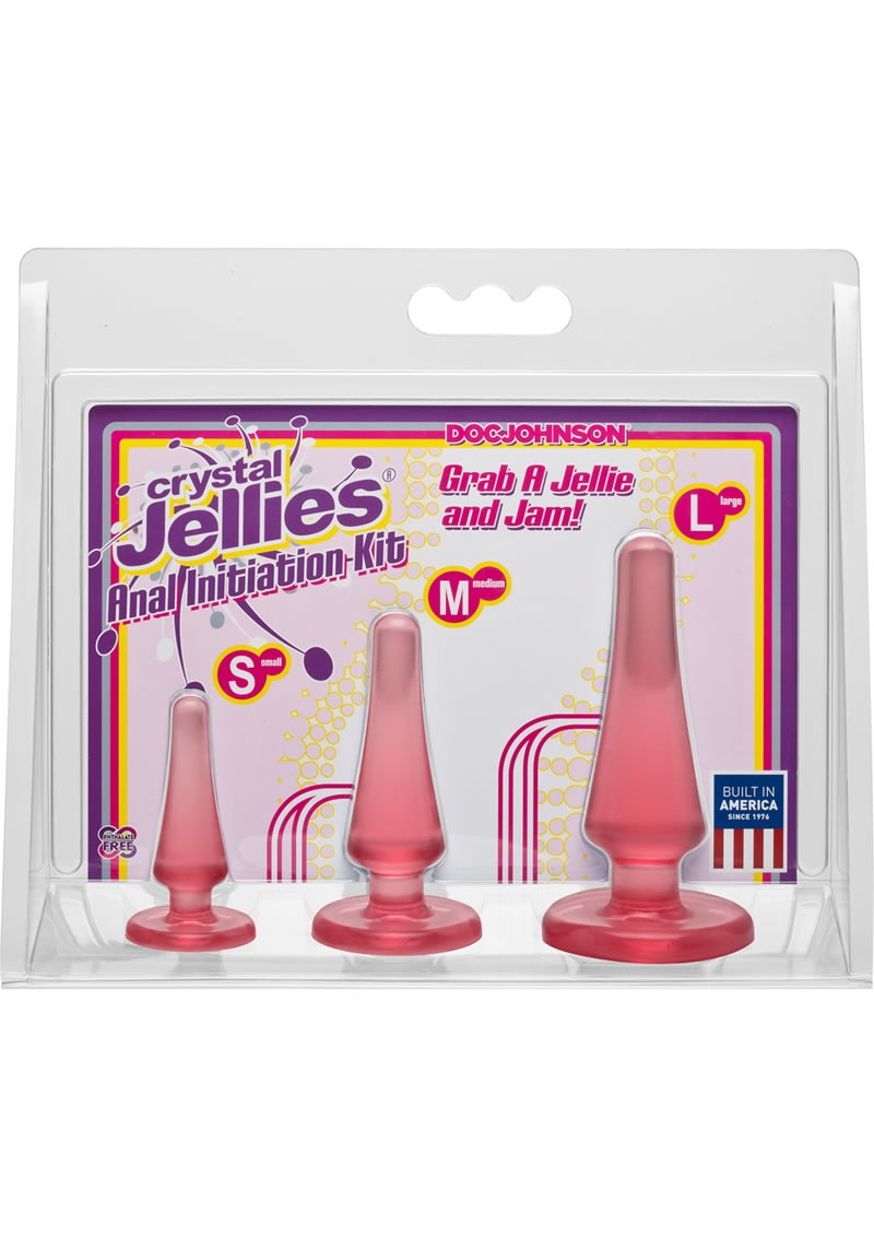 Crystal Jellies Anal Trainer Kit Pink