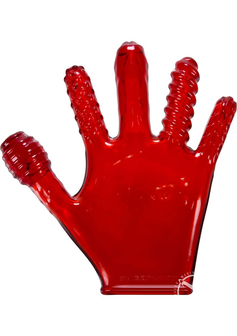 Finger Fuck Glove Red