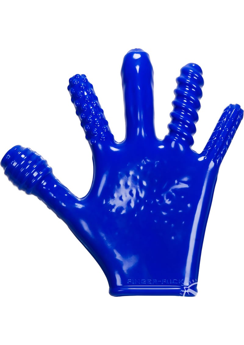 Finger Fuck Glove Police Blue