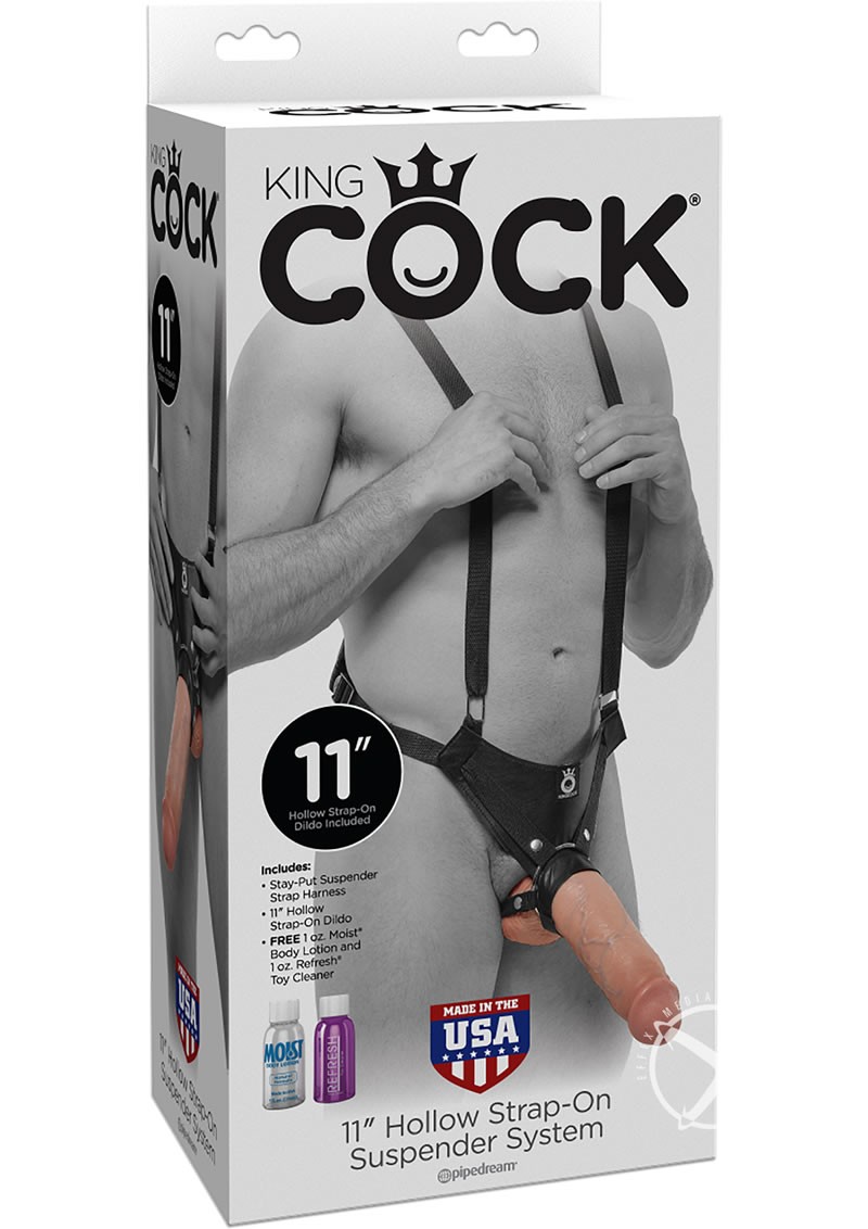 Kc Hollow Strap On Suspender 11 Flesh