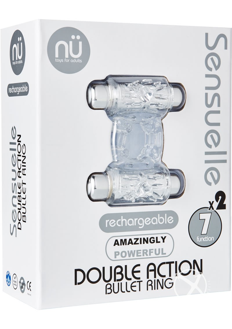 Sensuelle Dbl Action 2x7 Func Cring Clr