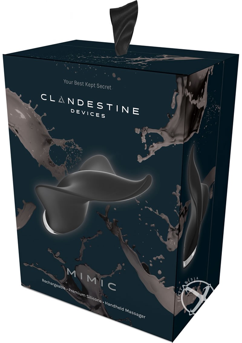Mimic Rechargeable Vibrator Black