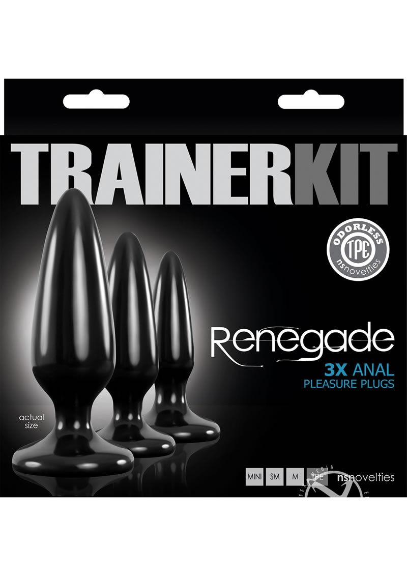 Renegade Pleasure Plug 3pc Trainer Kit