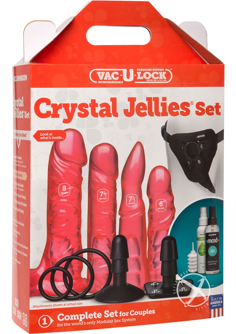 Vac U Loc Crystal Jellies Set Pink