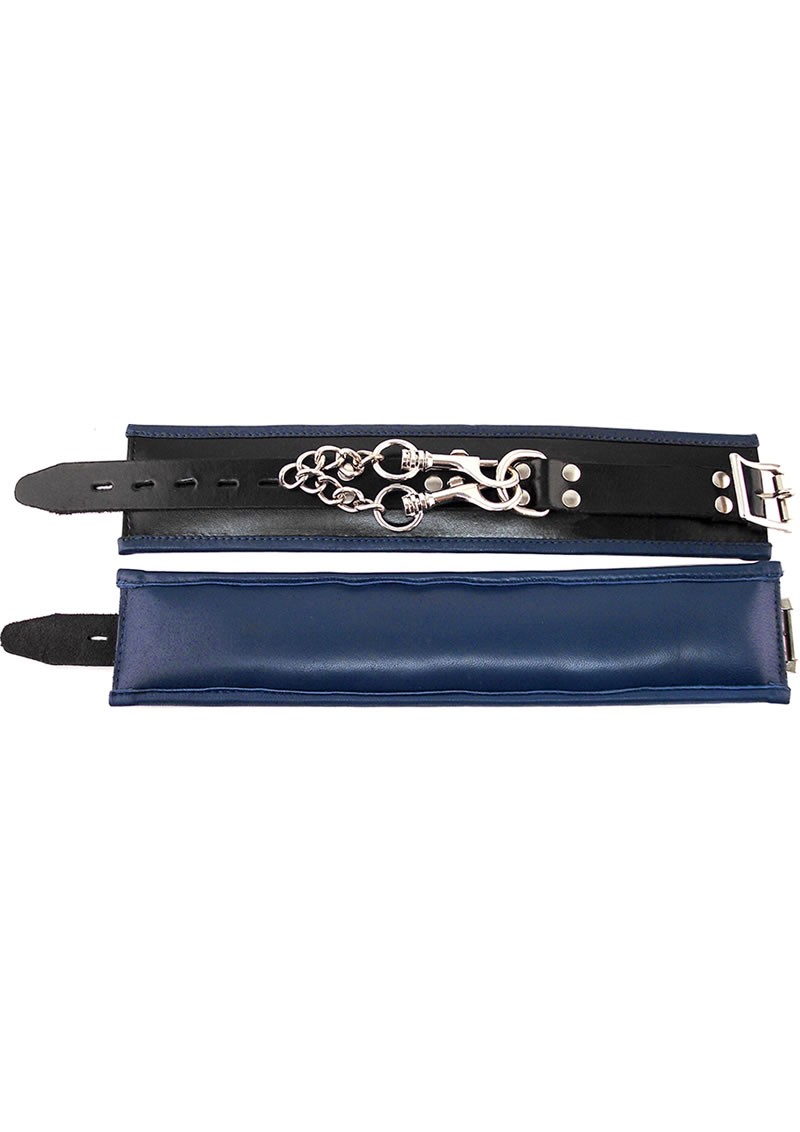 Rouge Padded Ankle Cuff Black/blue