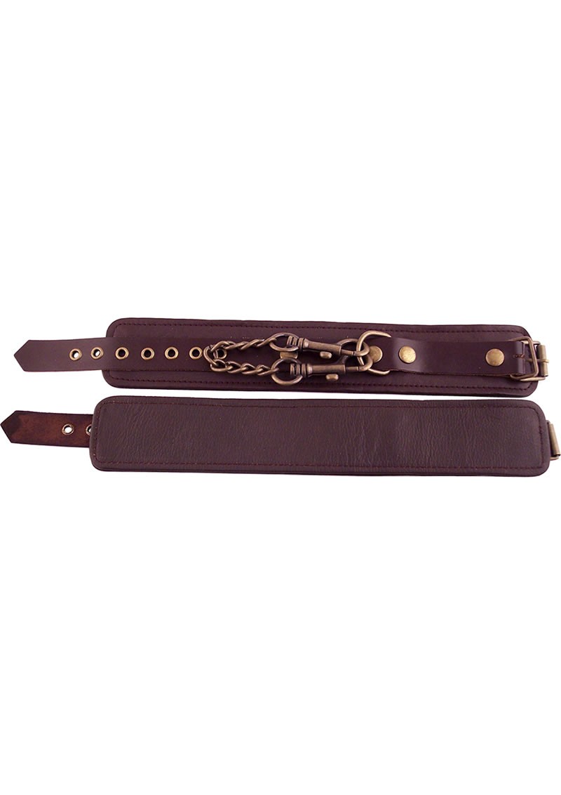 Rouge Plain Ankle Cuff Brown