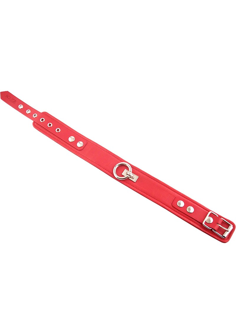Rouge Plain Collar Red