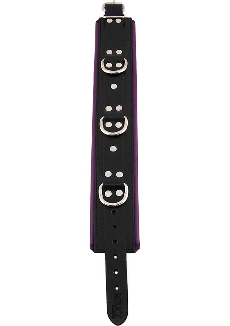 Rouge Padded Collar Black/purple