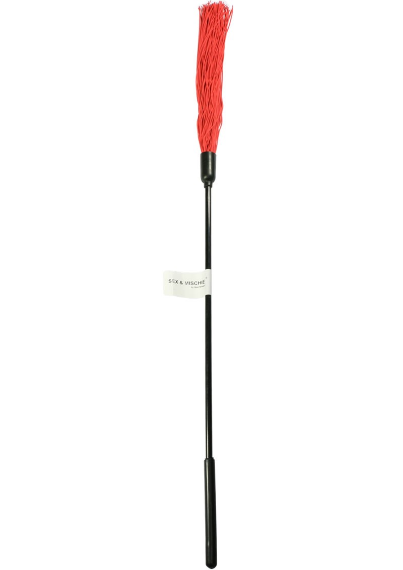 Sex And Mischief Rubber Tickler Red
