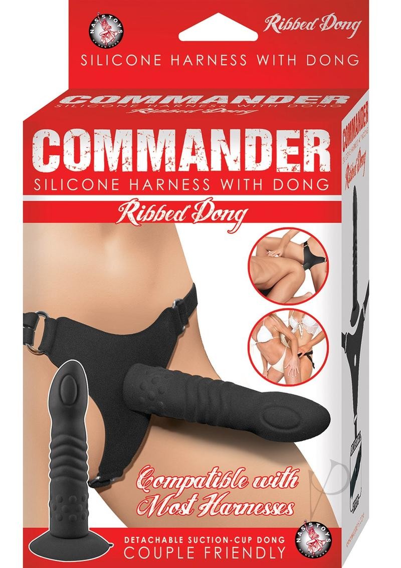 Commander Ribbed Dong Black