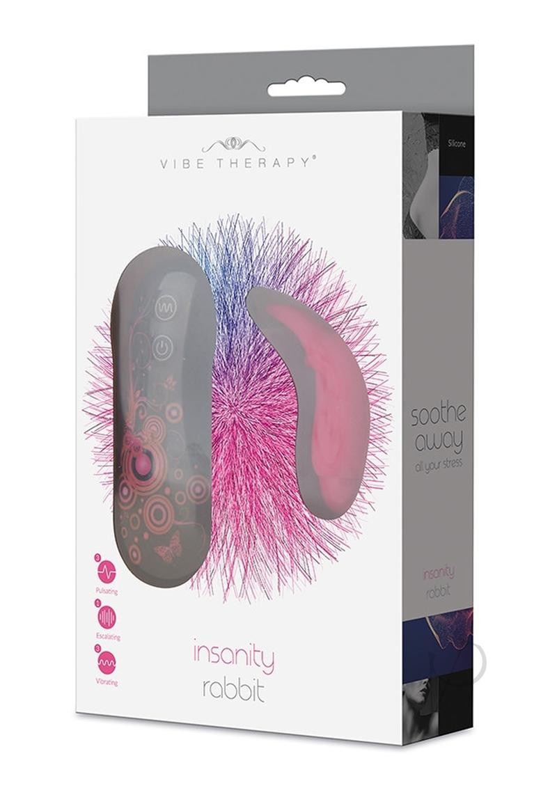 Vibe Therapy Insanity Rabbit Pink/black