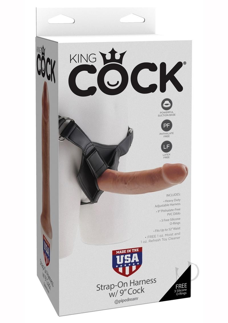 Kc Strap On Harn W/cock 9 Tan
