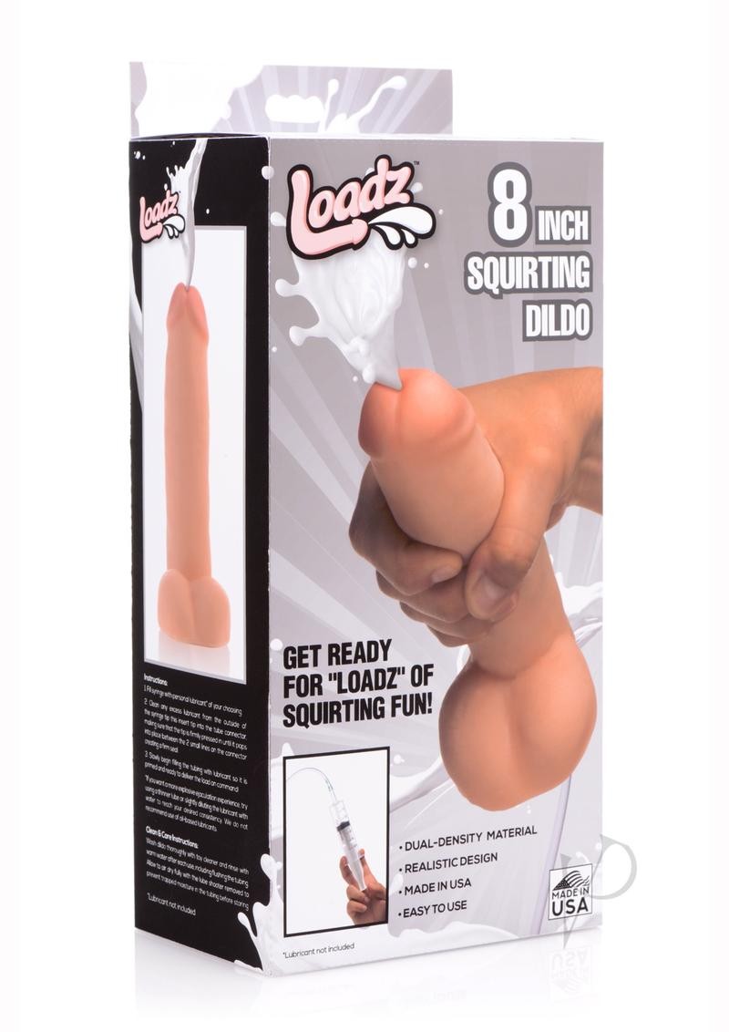 Loadz Dual Density Squirting Cock 8 Fle