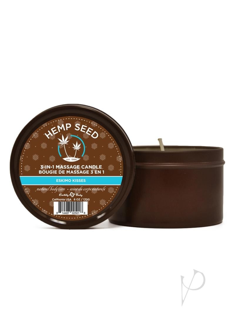 Round Massage Candle Eskimo Kisses(disc)