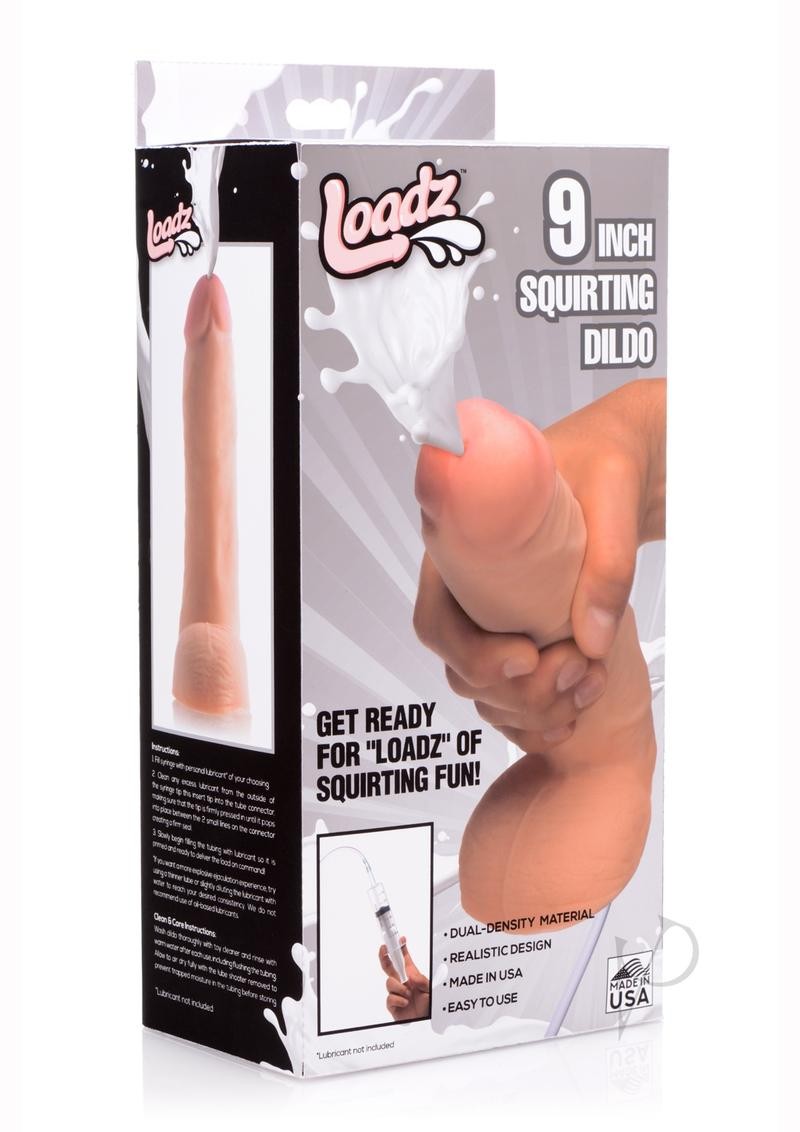 Loadz Dual Density Squirting Cock 9 Fl