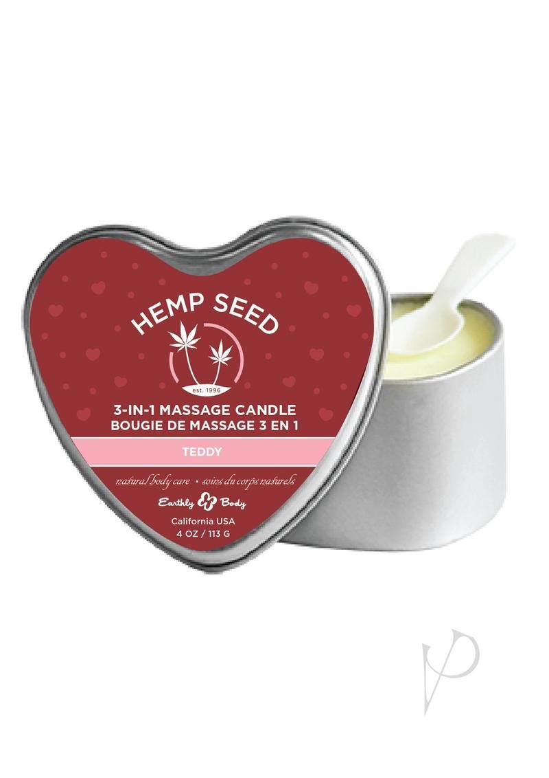 Heart Massage Candle Teddy
