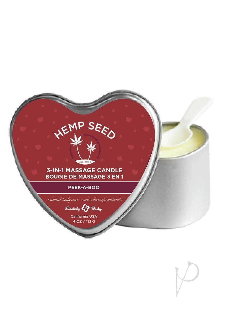 Heart Massage Candle Peek A Boo