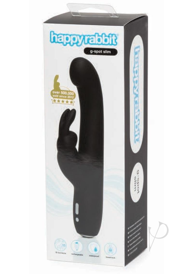 Happy Rabbit Slimline G Spot Black