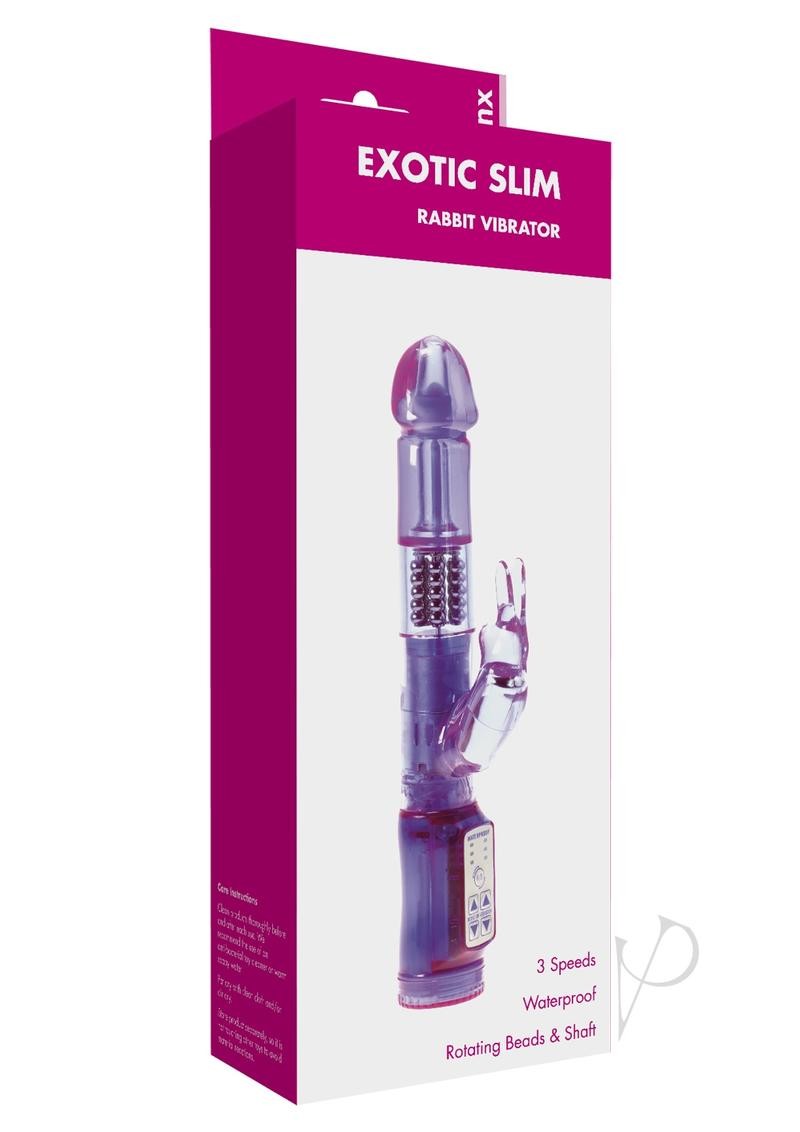 Minx Exotic Slim Rabbit Vibe Purple Os